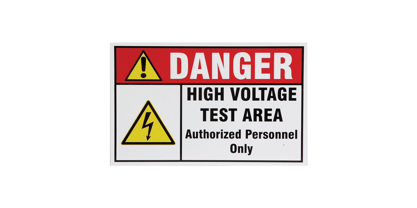 High Voltage Warning Sign, PPE, Personal Protective Equipment