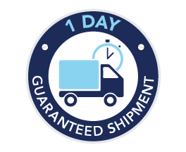 1 Day Guaranteed Shipment Icon