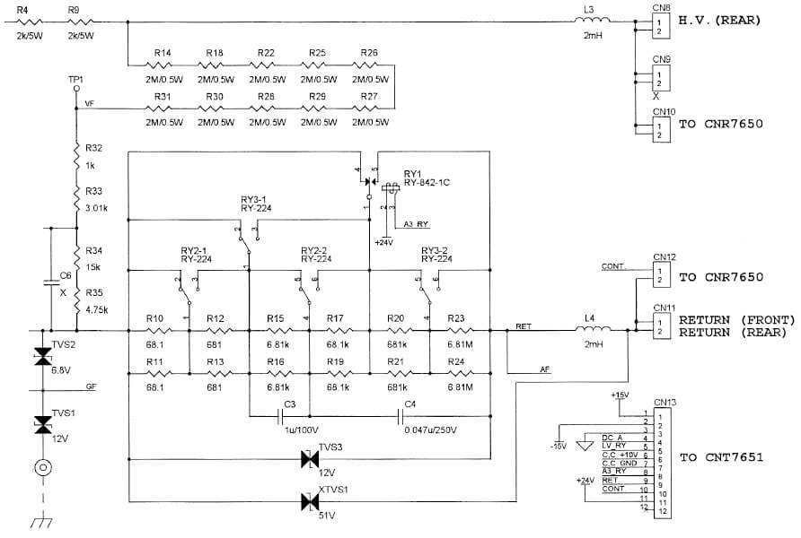 Figure 6: High Voltage and Return Path with TVS on Return Figure 6: High Voltage and Return Path with TVS on Return