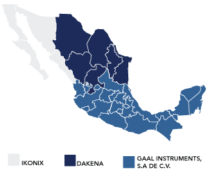 Map of Mexico